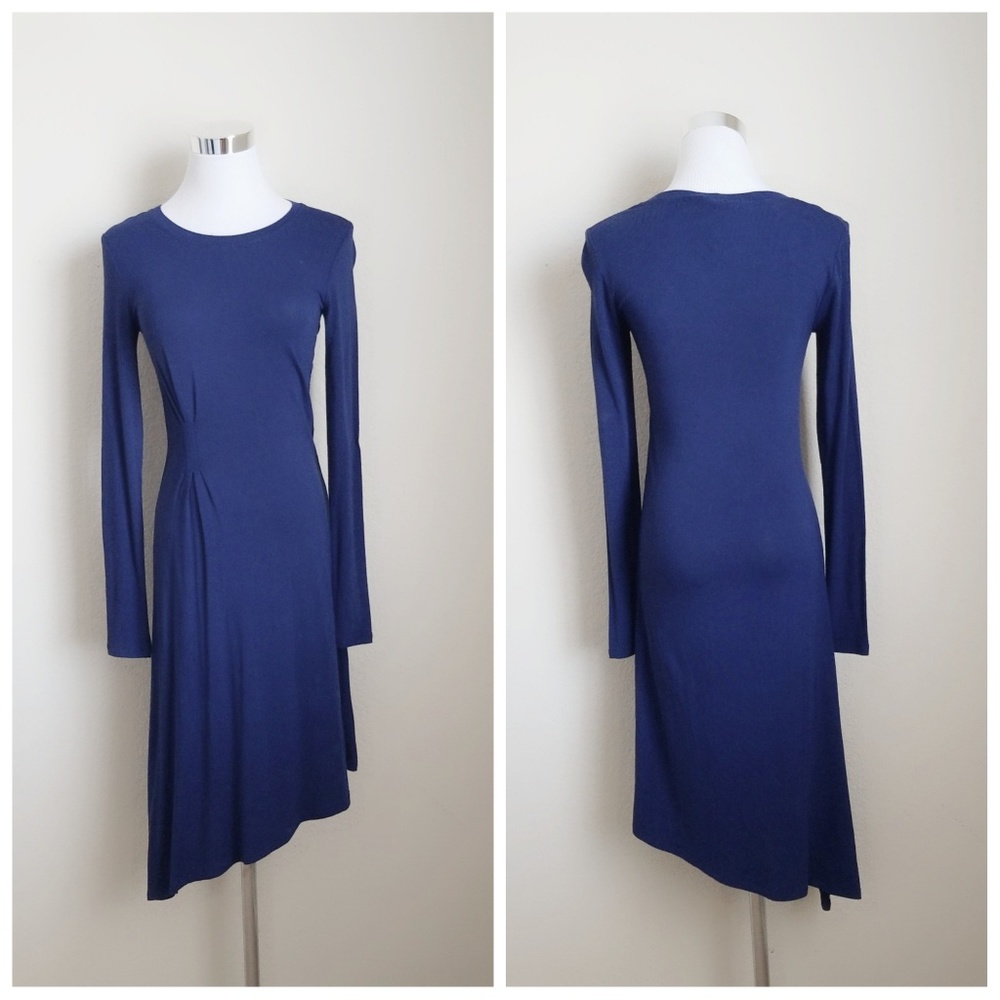 🎀BOGO FREE🎀 NWT BCBG dark blue long sleeve dress